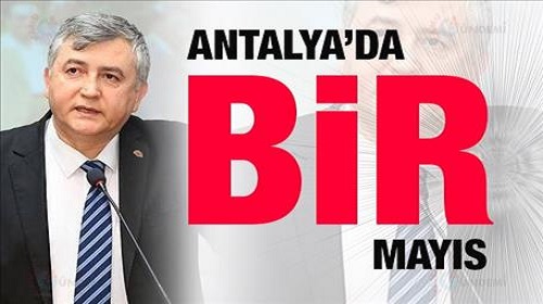 Antalya’Da 1 Mayıs