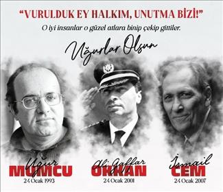 Devrim Şehitlerimizi Saygıyla Anıyorum